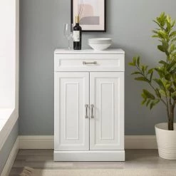 Stanton White Storage Cabinet by CROSLEY FURNITURE -Deals CROSLEY FURNITURE Store white crosley furniture accent cabinets cf3121 wh 31 1000