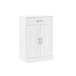 Stanton White Storage Cabinet by CROSLEY FURNITURE