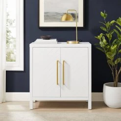Darcy White Accent Cabinet by CROSLEY FURNITURE -Deals CROSLEY FURNITURE Store white crosley furniture accent cabinets cf3124 wh 31 1000