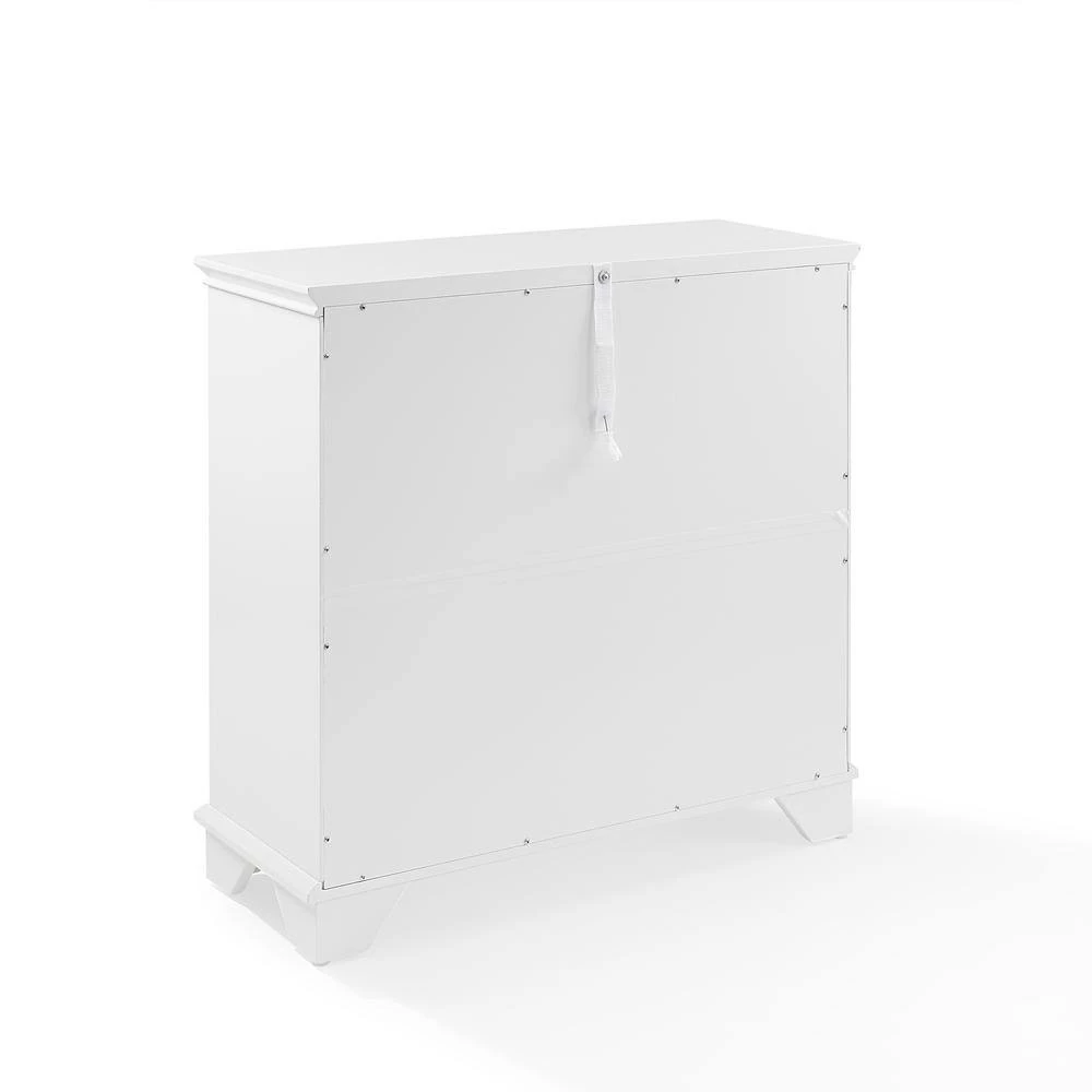 Lydia White Storage Cabinet by CROSLEY FURNITURE 9 Lydia White Storage Cabinet by CROSLEY FURNITURE - Image 7