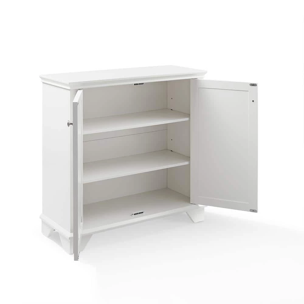 Lydia White Storage Cabinet by CROSLEY FURNITURE 7 Lydia White Storage Cabinet by CROSLEY FURNITURE - Image 5