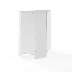Tara White Corner Storage Cabinet by CROSLEY FURNITURE -Deals CROSLEY FURNITURE Store white crosley furniture accent cabinets cf7031 wh 4f 1000