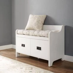 Fremont White Entryway Bench by CROSLEY FURNITURE -Deals CROSLEY FURNITURE Store white crosley furniture bedroom benches cf6017 wh 44 1000