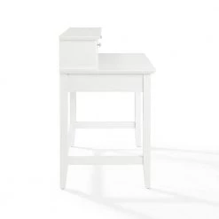 54 in. Rectangular White 4 Drawer Computer Desk with Hutch by CROSLEY FURNITURE 14 54 in. Rectangular White 4 Drawer Computer Desk with Hutch by CROSLEY FURNITURE -Deals CROSLEY FURNITURE Store white crosley furniture computer desks kf65004wh 4f 1000