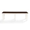 Shelby White Dining Bench by CROSLEY FURNITURE