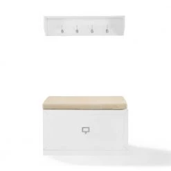 Harper White 2-Piece Entryway Set by CROSLEY FURNITURE -Deals CROSLEY FURNITURE Store white crosley furniture dining benches kf31013wh c3 1000