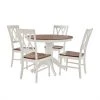 Shelby 5-Piece White Round Dining Set by CROSLEY FURNITURE 2 Shelby 5-Piece White Round Dining Set by CROSLEY FURNITURE -Deals CROSLEY FURNITURE Store white crosley furniture dining room sets kf13039wh 64 1000