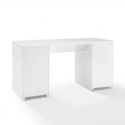 Harper 60 in. Rectangular White Executive Desk with File Cabinet by CROSLEY FURNITURE 14 Harper 60 in. Rectangular White Executive Desk with File Cabinet by CROSLEY FURNITURE -Deals CROSLEY FURNITURE Store white crosley furniture executive desks kf65010wh 1f 1000