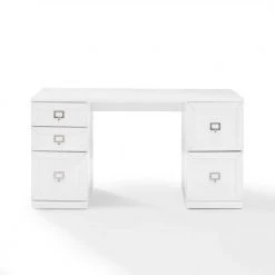 Harper 60 in. Rectangular White Executive Desk with File Cabinet by CROSLEY FURNITURE 12 Harper 60 in. Rectangular White Executive Desk with File Cabinet by CROSLEY FURNITURE -Deals CROSLEY FURNITURE Store white crosley furniture executive desks kf65010wh c3 1000