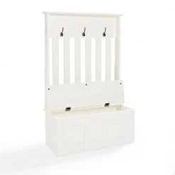 Ogden White Hall Tree by CROSLEY FURNITURE -Deals CROSLEY FURNITURE Store white crosley furniture hall trees cf6001 wh fa 1000