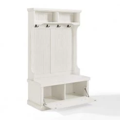Seaside White Hall Tree by CROSLEY FURNITURE -Deals CROSLEY FURNITURE Store white crosley furniture hall trees cf6006 wh c3 1000