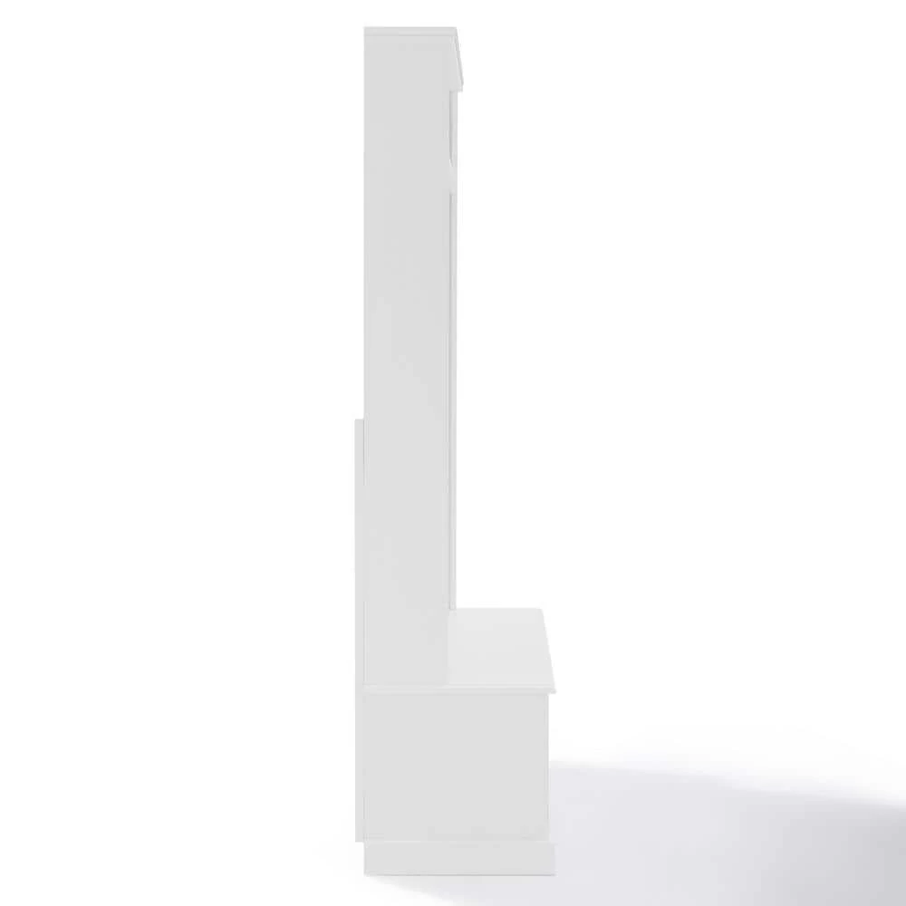 Ellison White Hall Tree by CROSLEY FURNITURE 6 Ellison White Hall Tree by CROSLEY FURNITURE - Image 4