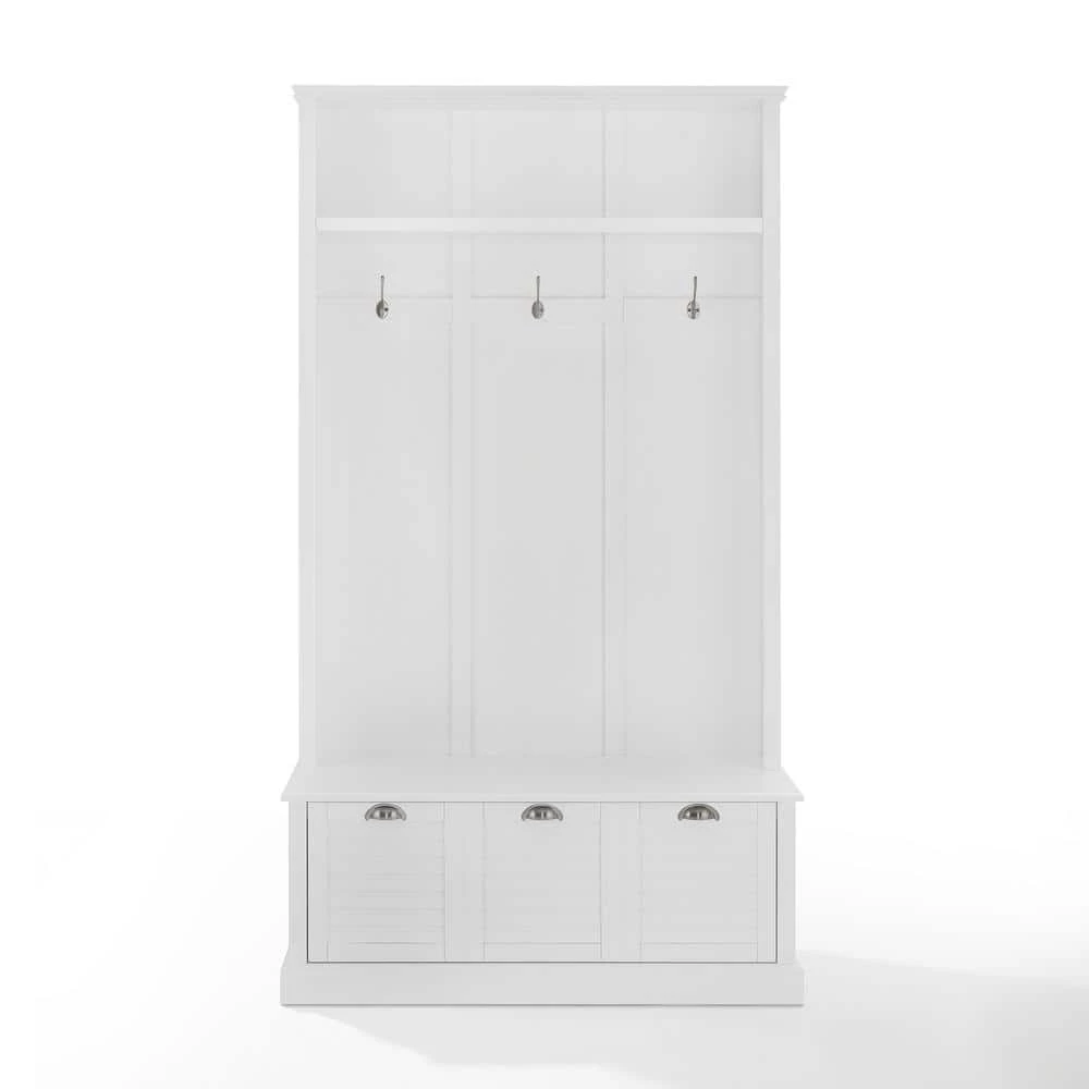 Ellison White Hall Tree by CROSLEY FURNITURE 4 Ellison White Hall Tree by CROSLEY FURNITURE - Image 2