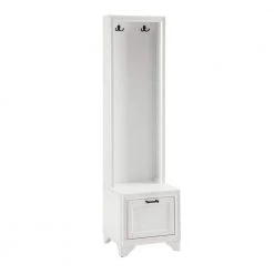 Tara White Hall Tree by CROSLEY FURNITURE