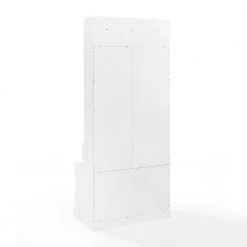 Anderson White Shoe Storage Hall Tree by CROSLEY FURNITURE -Deals CROSLEY FURNITURE Store white crosley furniture hall trees cf6032 wh 4f 1000