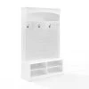Bartlett White Hall Tree by CROSLEY FURNITURE -Deals CROSLEY FURNITURE Store white crosley furniture hall trees cf6037 wh 64 1000