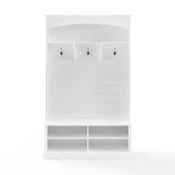 Bartlett White Hall Tree by CROSLEY FURNITURE -Deals CROSLEY FURNITURE Store white crosley furniture hall trees cf6037 wh c3 1000