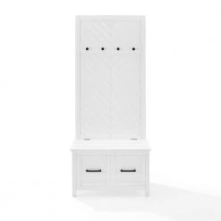 Kayce White Hall Tree by CROSLEY FURNITURE -Deals CROSLEY FURNITURE Store white crosley furniture hall trees cf6040 wh c3 1000