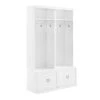 Harper 2-Piece White Hall Tree Set by CROSLEY FURNITURE -Deals CROSLEY FURNITURE Store white crosley furniture hall trees kf31007wh 64 1000
