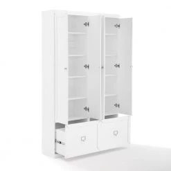 Harper 2-Piece White Entryway Set by CROSLEY FURNITURE -Deals CROSLEY FURNITURE Store white crosley furniture hall trees kf31009wh 4f 1000