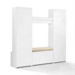 Harper 4-Piece White Entryway Set by CROSLEY FURNITURE 13 Harper 4-Piece White Entryway Set by CROSLEY FURNITURE -Deals CROSLEY FURNITURE Store white crosley furniture hall trees kf31014wh 1f 1000