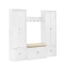 Harper White 4-Piece Entryway Set by CROSLEY FURNITURE 1 Harper White 4-Piece Entryway Set by CROSLEY FURNITURE -Deals CROSLEY FURNITURE Store white crosley furniture hall trees kf31015wh 64 1000