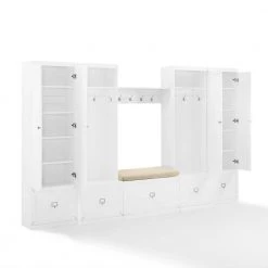 Harper White 6-Piece Entryway Set by CROSLEY FURNITURE 12 Harper White 6-Piece Entryway Set by CROSLEY FURNITURE -Deals CROSLEY FURNITURE Store white crosley furniture hall trees kf31017wh 4f 1000