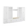 Harper White 6-Piece Entryway Set by CROSLEY FURNITURE 1 Harper White 6-Piece Entryway Set by CROSLEY FURNITURE -Deals CROSLEY FURNITURE Store white crosley furniture hall trees kf31017wh 64 1000