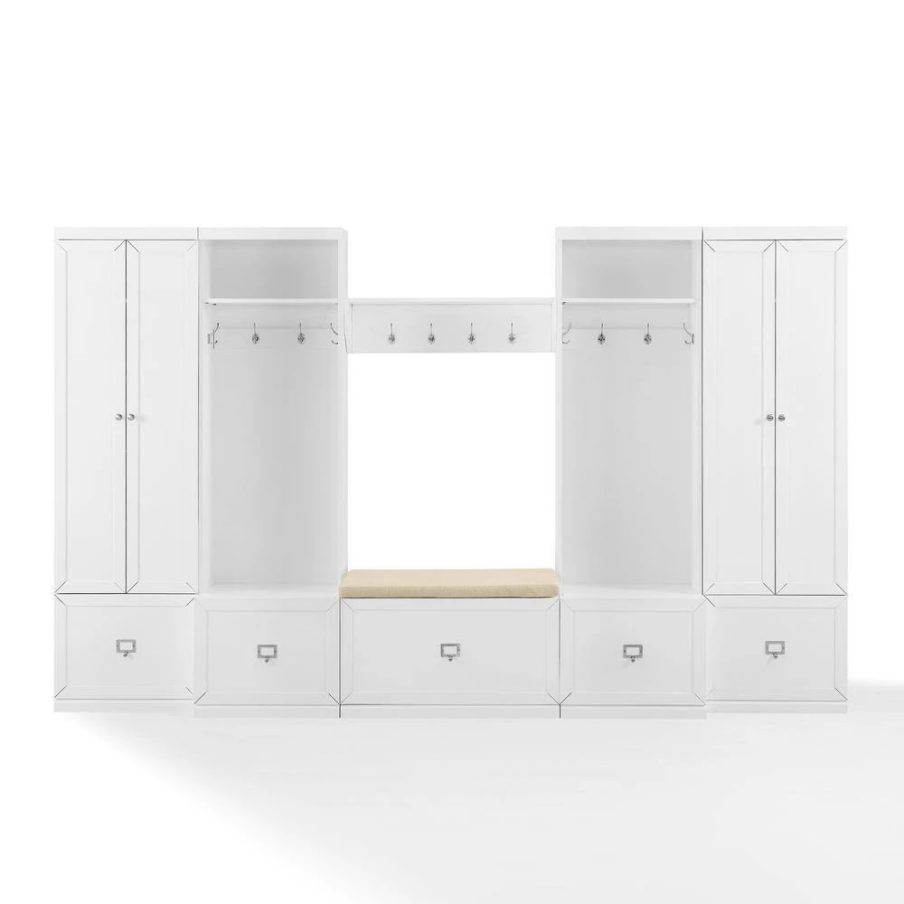 Harper White 6-Piece Entryway Set by CROSLEY FURNITURE 5 Harper White 6-Piece Entryway Set by CROSLEY FURNITURE - Image 3