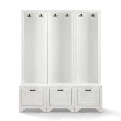 Tara 3-Piece White Entryway Set by CROSLEY FURNITURE -Deals CROSLEY FURNITURE Store white crosley furniture hall trees kf33008wh c3 1000