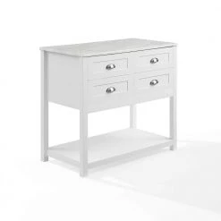 Connell White Kitchen Cart with Faux Marble Top by CROSLEY FURNITURE 15 Connell White Kitchen Cart with Faux Marble Top by CROSLEY FURNITURE -Deals CROSLEY FURNITURE Store white crosley furniture kitchen carts cf3036wm wh 44 1000
