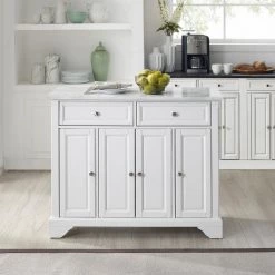 Avery White Kitchen Island by CROSLEY FURNITURE -Deals CROSLEY FURNITURE Store white crosley furniture kitchen islands cf3021 wh 31 1000
