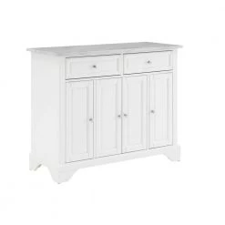 Avery White Kitchen Island by CROSLEY FURNITURE