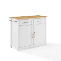 Tristan White Kitchen Island by CROSLEY FURNITURE -Deals CROSLEY FURNITURE Store white crosley furniture kitchen islands cf3034na wh 44 1000