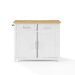 Tristan White Kitchen Island by CROSLEY FURNITURE -Deals CROSLEY FURNITURE Store white crosley furniture kitchen islands cf3034na wh fa 1000