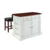 Coventry White Kitchen Island with Stools by CROSLEY FURNITURE -Deals CROSLEY FURNITURE Store white crosley furniture kitchen islands kf300075wh 64 1000