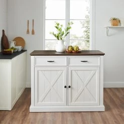 Clifton White Kitchen Island by CROSLEY FURNITURE 15 Clifton White Kitchen Island by CROSLEY FURNITURE -Deals CROSLEY FURNITURE Store white crosley furniture kitchen islands kf30070br wh 31 1000