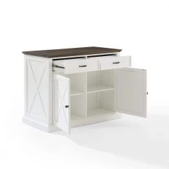 Clifton White Kitchen Island by CROSLEY FURNITURE 13 Clifton White Kitchen Island by CROSLEY FURNITURE -Deals CROSLEY FURNITURE Store white crosley furniture kitchen islands kf30070br wh 4f 1000
