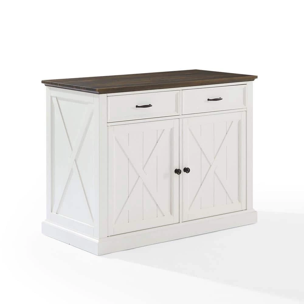 Clifton White Kitchen Island by CROSLEY FURNITURE 3 Clifton White Kitchen Island by CROSLEY FURNITURE