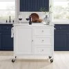 Soren White Kitchen Island with Stainless Steel Top by CROSLEY FURNITURE 2 Soren White Kitchen Island with Stainless Steel Top by CROSLEY FURNITURE -Deals CROSLEY FURNITURE Store white crosley furniture kitchen islands kf30090ss wh 64 1000