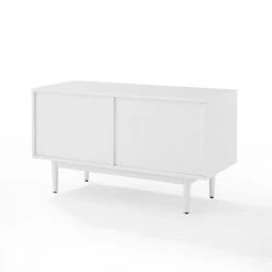 Liam White Record Storage Console Cabinet by CROSLEY FURNITURE -Deals CROSLEY FURNITURE Store white crosley furniture media storage cf1116 wh 4f 1000