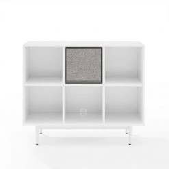 Liam White Record Storage Bookcase with Speaker by CROSLEY FURNITURE 11 Liam White Record Storage Bookcase with Speaker by CROSLEY FURNITURE -Deals CROSLEY FURNITURE Store white crosley furniture media storage kf13120wh bk c3 1000