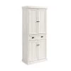 Seaside White Kitchen Pantry by CROSLEY FURNITURE