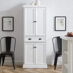 Shoreline White Pantry by CROSLEY FURNITURE -Deals CROSLEY FURNITURE Store white crosley furniture pantry cabinets cf3114 wh 31 1000