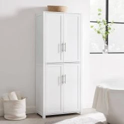 Savannah White Tall Food Pantry by CROSLEY FURNITURE -Deals CROSLEY FURNITURE Store white crosley furniture pantry cabinets cf3115 wh 44 1000