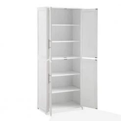 Savannah White Tall Food Pantry by CROSLEY FURNITURE -Deals CROSLEY FURNITURE Store white crosley furniture pantry cabinets cf3115 wh 4f 1000