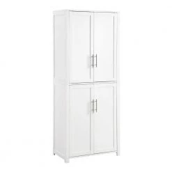 Savannah White Tall Food Pantry by CROSLEY FURNITURE