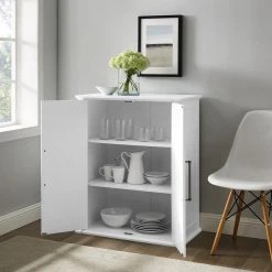 Bartlett White Stackable Food Pantry by CROSLEY FURNITURE -Deals CROSLEY FURNITURE Store white crosley furniture pantry cabinets cf3117 wh 31 1000