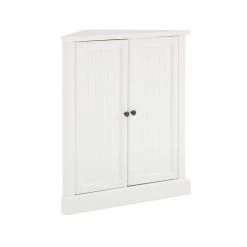 Shoreline White Stackable Corner Pantry by CROSLEY FURNITURE