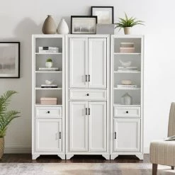 Tara 67.75 in. White Pantry Set by CROSLEY FURNITURE 15 Tara 67.75 in. White Pantry Set by CROSLEY FURNITURE -Deals CROSLEY FURNITURE Store white crosley furniture pantry cabinets kf33006wh 31 1000